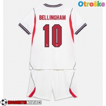 Otroške Nogometnih dresov Anglija Jude Bellingham #10 Domači SP 2026 Kratki rokavi (+ hlače)